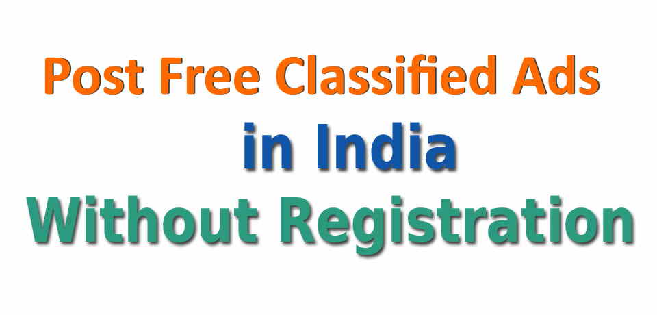 Post Free Classified Ads in India